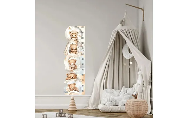 Live Vida Sleeping Bear Height Chart Sticker product image