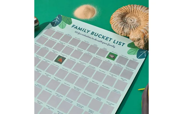 Toddle Born Wild A2 100 Activity Bucket List Poster product image