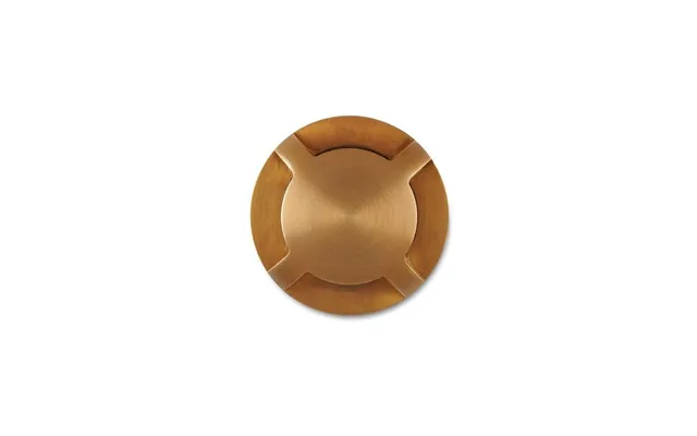 Collingwood Brass Mini Domed Led Ground Light 4 Way 3000k