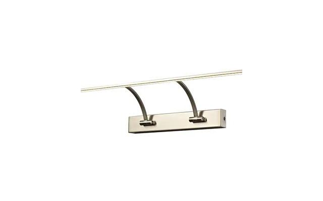 Luxuria Gloranta 76cm 2 Arm Wall Light Picture Light 1x14w Led 3000k 1070lm Satin Nickel