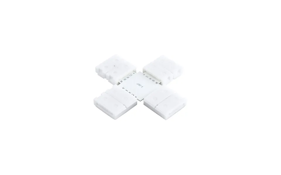 Ovia X Shape Connector Pack Of 5 For Led Strip 7.2w & 14.4w 5 Pin 12mm Ip20