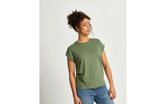Ladies Cotton Slub Tee - Olive Green product image