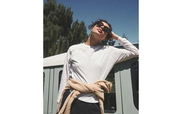 Ladies Outdoor Long Tee - Speckled Stone product image