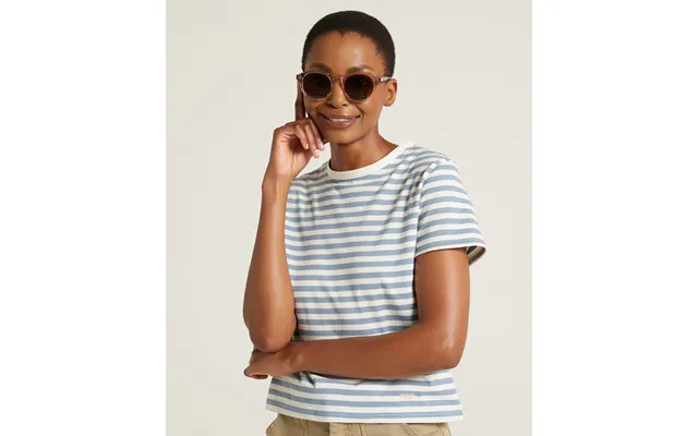 Ladies Regular Fit Tee - Blue Stripes product image