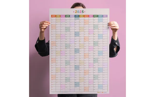 2025 Year Wall Planner Portrait This Is The Year product image