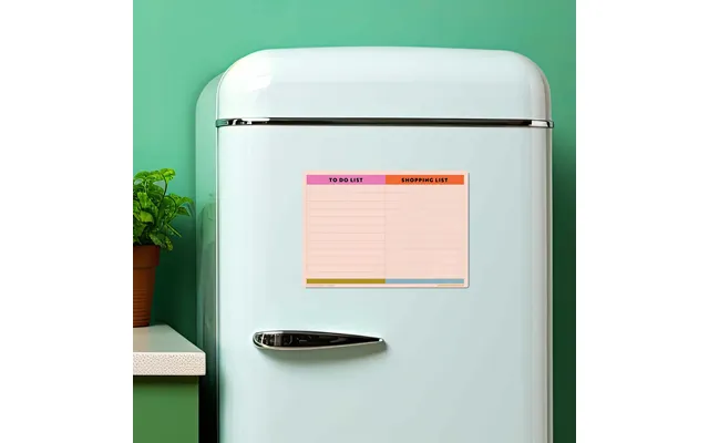 A4 Magnetic Shopping List & To Do List Fridge Magnet Planner product image