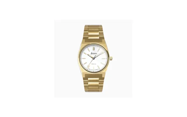 Accurist Origin Gold & White Dial Bracelet Watch