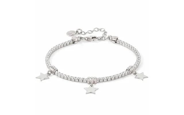 Chic & Charm Star Bracelet In Silver With Cz