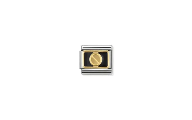 Classic Enamel And Gold Black Screw Fashion & Fun Charms