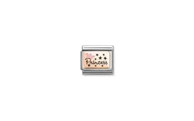 Classic Rose Gold And Enamel Pink Princess Crown Fashion & Fun Charms product image