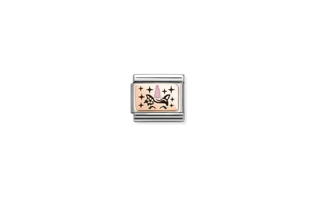 Classic Rose Gold And Enamel Pink Unicorn Fairytale & Fantasy Charms product image