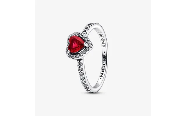 Elevated Red Heart Ring - Size 58 product image