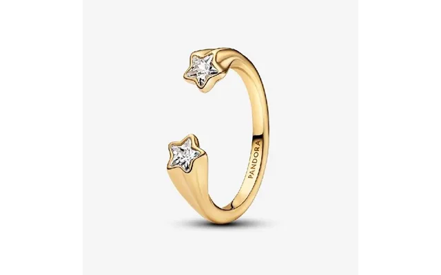 Gold Shooting Stars Open Ring - Size 56 product image