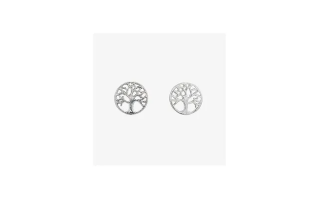 Grace & Co Silver Family Tree Stud Earrings product image
