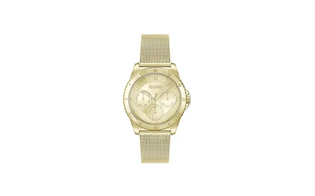 Hugo Dance Yellow Gold Ip Multidial Mesh Strap Watch - 36mm