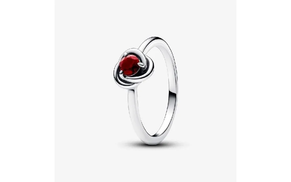 January Birthstone Eternity Circle Ring - Size 58