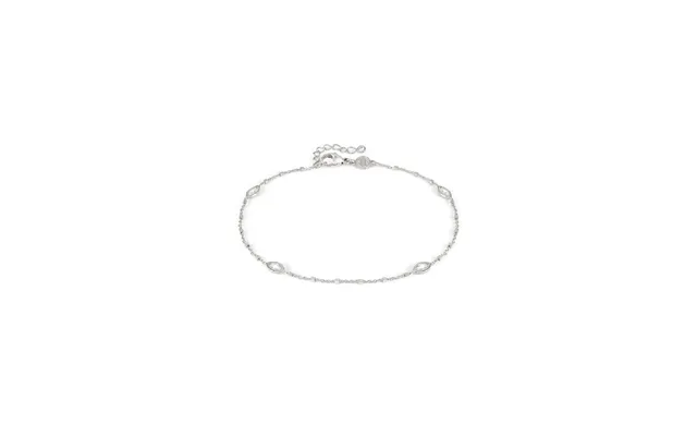 Nomination Anklets With Navette Charms In Silver & Cz
