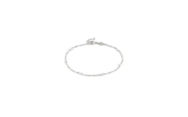 Nomination Anklets With Pearl Stones In Silver & Cz