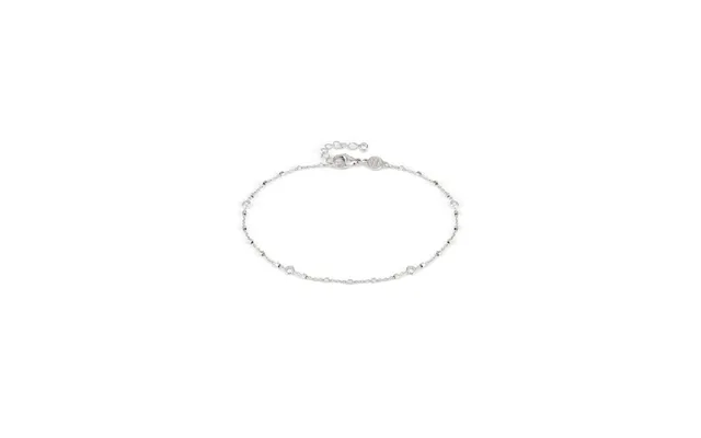 Nomination Anklets With Round Charms In Silver & Cz