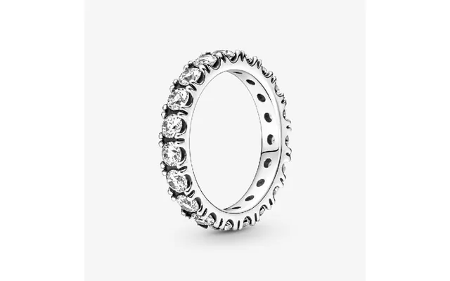 Sparkling Row Eternity Ring - Size 58