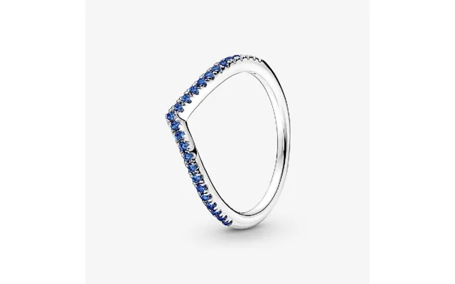Timeless Wish Sparkling Blue Ring - Size 46