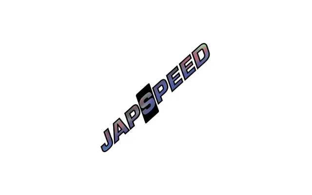 Japspeed Stickers - Chrome On Black