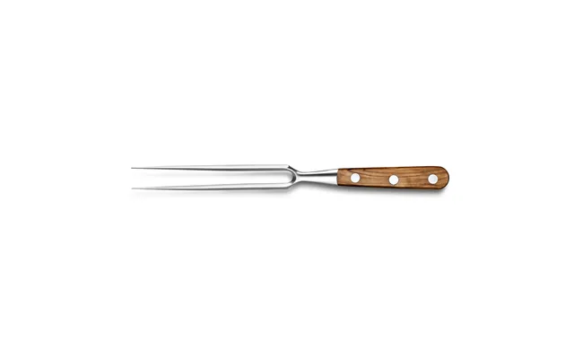 Lion Sabatier Ideal Provencao 15cm Carving Fork Olive Handle With Stainless Steel Rivets