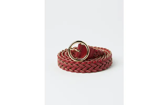 Braided Belt In Imitation Leather