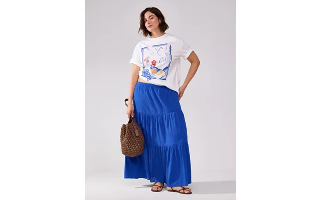 Crinkled Maxi Skirt