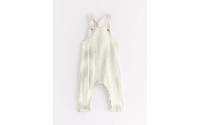 Dungarees In Crinkled Cotton