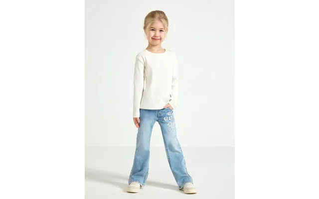 Freja Flared Leg Jeans With Embroidery product image