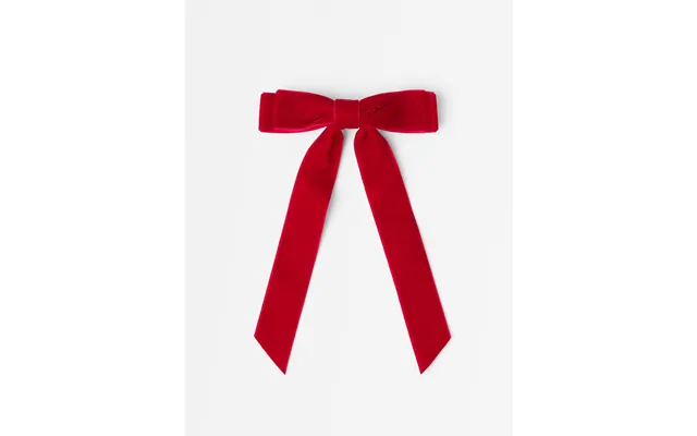 Hair Clip With Bow In Velvet
