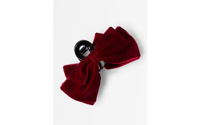 Hair Grip With Bow In Velvet