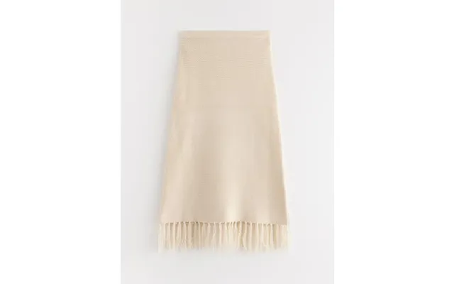 Knitted Skirt With Fringes