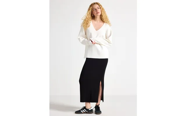 Ribbed Jersey Skirt