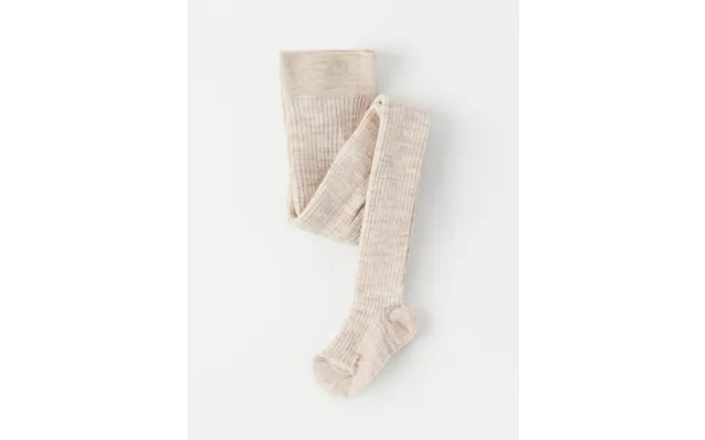 Ribbed Wool Blend Tights