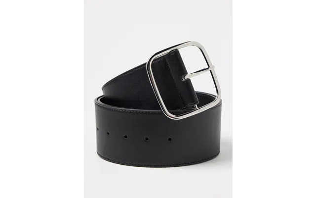 Wide Belt In Imitation Leather