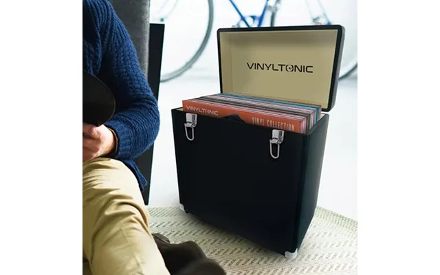 Vinyl Tonic Black Leather Lp Storage Case product image