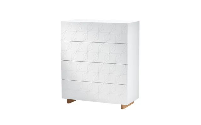 A2 Stars Dresser White - Oiled Oak Legs