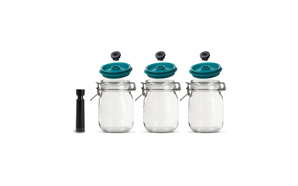 Airtender Airtender Vacuum Sealer Jars 3-pack 1.5l