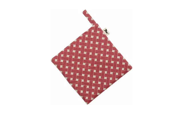 Almedahls Korg Oven Mitt 23x23 Cm Red