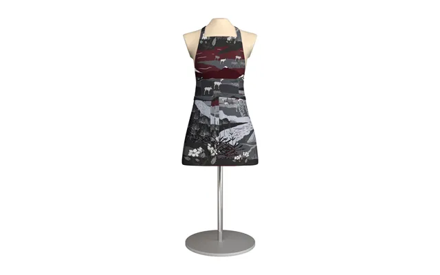 Arvidssons Textil Fjällvandring Apron Grey-burgundy