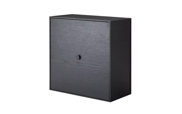 Audo Copenhagen Frame 42 Cube With Door Black-stained Ash