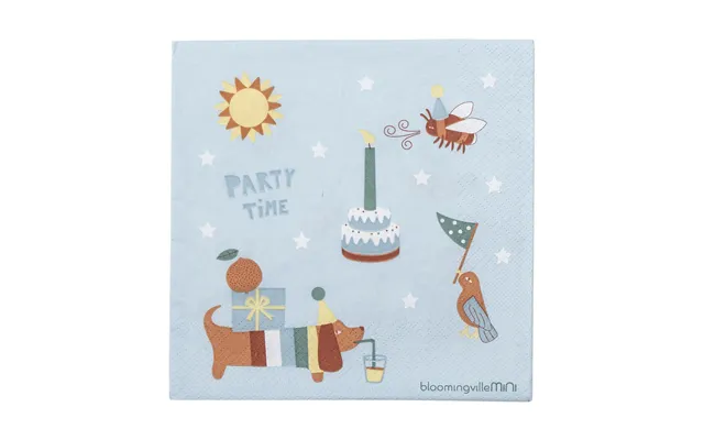 Bloomingville Charlie Napkin 33x33 Cm 20-pack Blue product image
