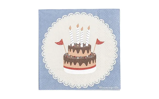 Bloomingville Oscar Napkin 20-pack Blå product image