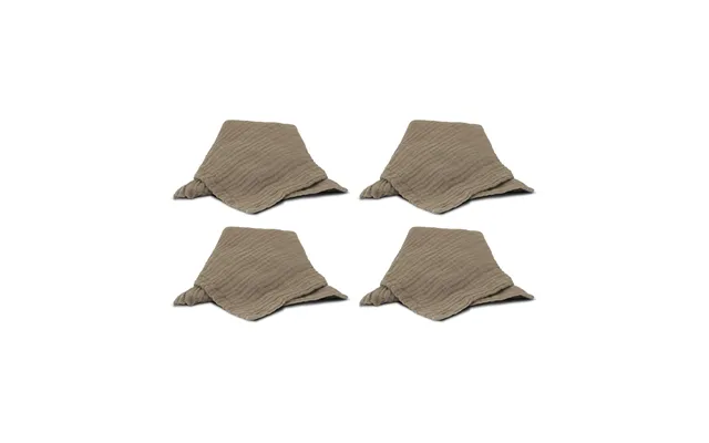 Boel & Jan Astrid Napkin 40x40 Cm 4-pack Brown