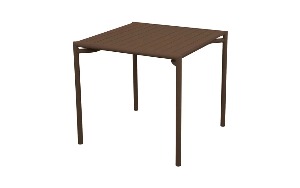 Cane-line Bliss Dining Table 81x81 Cm Desert Red