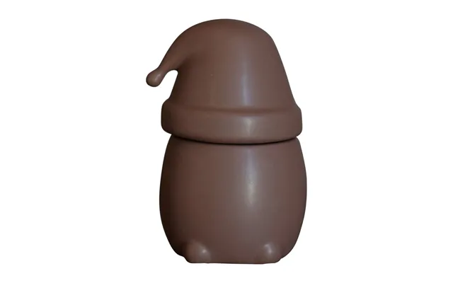 Dbkd Eating Santa Jar With Lid Large Maroon