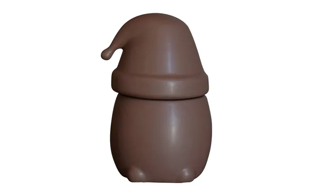 Dbkd Eating Santa Jar With Lid Small Maroon