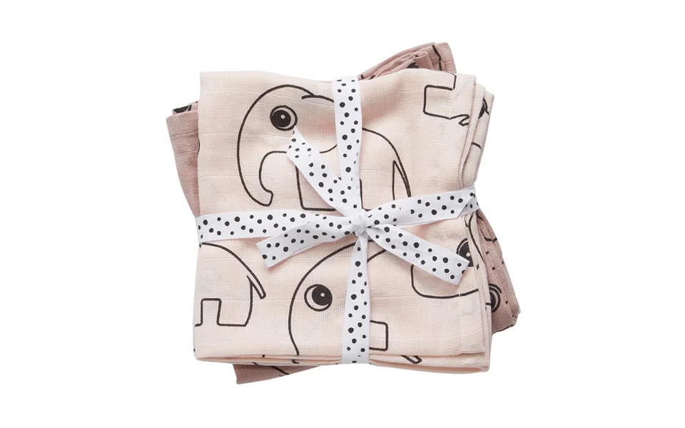 Done By Deer Contour Washcloth 2-pack Powder